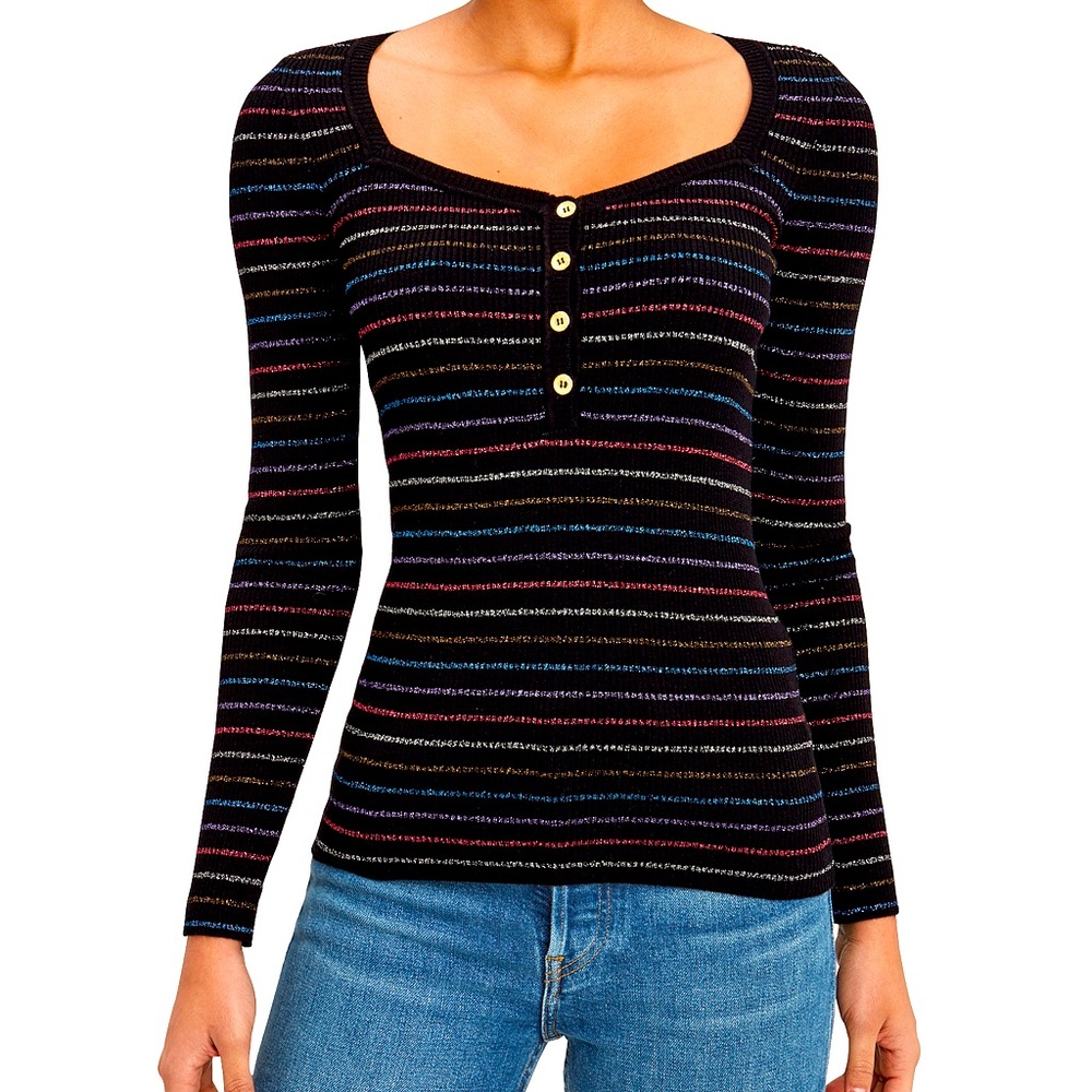 NWT RONNY KOBO STRIPED TOP